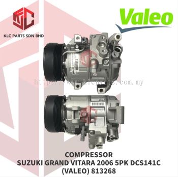 COMPRESSOR SUZUKI GRAND VITARA 2006 5PK DCS141C VALEO (VALEO) 813268 