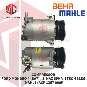 COMPRESSOR FORD MONDEO 4 (BA7) / S-MAX 9G9N 6PK VISTEON 3LEG (MAHLE) ACP 1357 000P