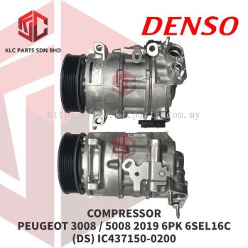 COMPRESSOR PEUGEOT 3008 / 5008 2019 6PK 6SEL16C 3LEG (DS) IC437150-0200 