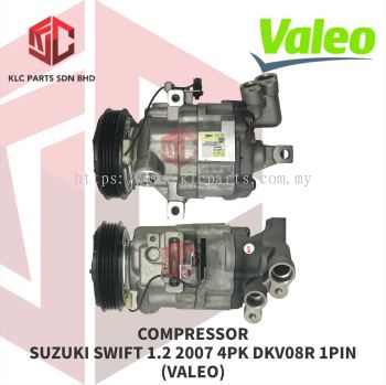 COMPRESSOR SUZUKI SWIFT 1.2 2007 4PK DKV08R 3LEG 1PIN 105MM (VALEO)