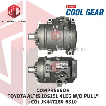 COMPRESSOR TOYOTA ALTIS 2003 10S15L 4LEG W/O PULLY (CG) 447260-6810