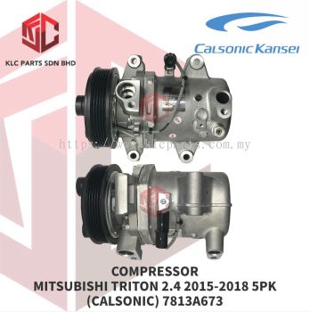 COMPRESSOR MITSUBISHI TRITON 2.4 2015-2018 5PK CR12CB 4LEG (CALSONIC) 7813A673 