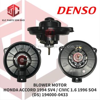 BLOWER MOTOR HONDA ACCORD 1994 SV4 / CIVIC 1.6 1996 SO4 W/O WHEEL (DS) 194000-0433