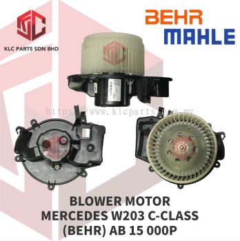 BLOWER MOTOR MERCEDES W203 C-CLASS W/WHEEL (BEHR) AB 15 000P