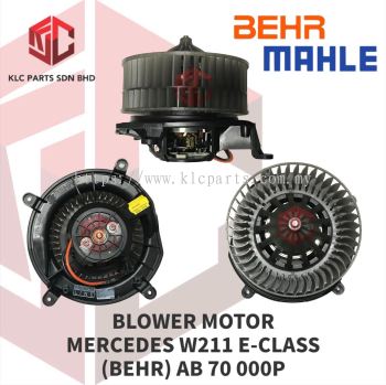 BLOWER MOTOR MERCEDES W211 E-CLASS W/WHEEL (BEHR) AB 70 000P / 2118301008 