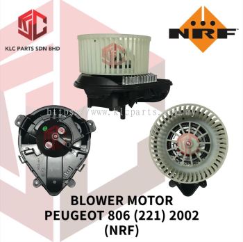 BLOWER MOTOR PEUGEOT 806 (221) 2002 4PIN LEFT W/REGULATOR & WHEEL (NRF) 8EW 009 159 391