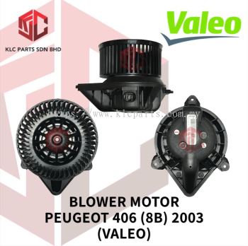 BLOWER MOTOR PEUGEOT 406 2003 8B 2PIN W/WHEEL (VALEO)