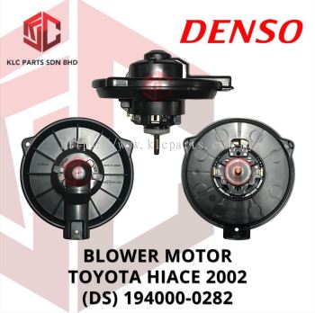 BLOWER MOTOR TOYOTA HIACE 2002 / EE90 / HILUX LN166 W/O WHEEL (DS) 194000-0282