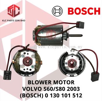 BLOWER MOTOR VOLVO S60/S80/XC90 2003 (T) W/O WHEEL (BOSCH) 0 130 101 512