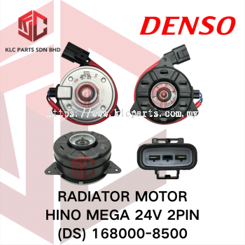RADIATOR MOTOR HINO MEGA 24V 2PIN (WY)(DS) 168000-8500