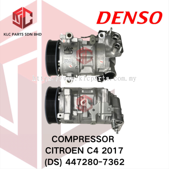 COMPRESSOR CITROEN C4 2017 6PK 6SEL16C 3LEG 2PIN 114MM (DS) 447280-7362 / 447150-4724