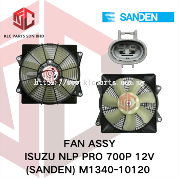 FAN ASSY ISUZU NLP PRO 700P 12V 11X12 (SANDEN) M1340-10120