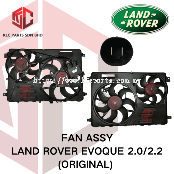 FAN ASSY LAND ROVER EVOQUE 2.0/2.2 / DISCOVERY 2.0/2.2 / FREELANDER 2 W/REGULATOR (2 MOTOR)(ORIGINAL)