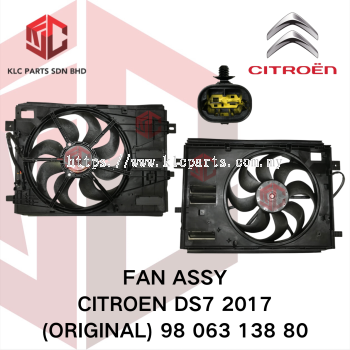 FAN ASSY CITROEN DS7 2017 (ORIGINAL) 98 063 138 80