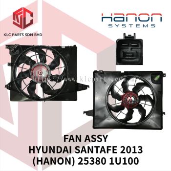 FAN ASSY HYUNDAI SANTAFE 2013 W/RESISTOR (HANON) 25380 1U100