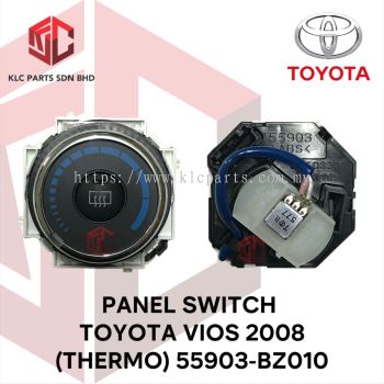 PANEL SWITCH TOYOTA VIOS 2008 (BLACK/SILVER)(THERMO) 55903-BZ010