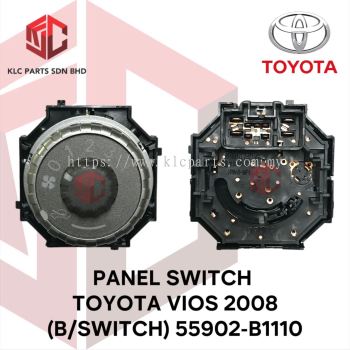 PANEL SWITCH TOYOTA VIOS 2008 (FULL SILVER)(BLOWER SWITCH) 55902-B1110