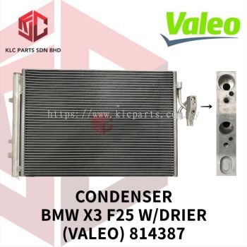 CONDENSER BMW X3 F25 W/DRIER (TALL 421MM)(VALEO) 814387