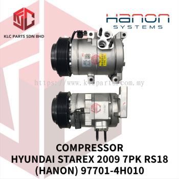 COMPRESSOR HYUNDAI STAREX 2009 7PK RS18 1PIN 4LEG (HANON) 97701-4H010