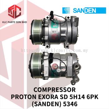 COMPRESSOR PROTON EXORA SD 5H14 6PK (SANDEN) 5346