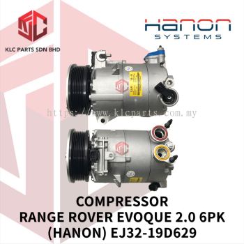 COMPRESSOR RANGE ROVER EVOQUE 2.0 TURBO 6PK VISTEON 3LEG 4PIN (HANON) EJ32-19D629