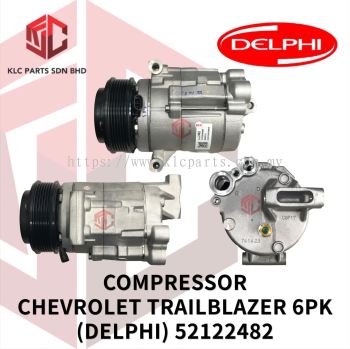 COMPRESSOR CHEVROLET TRAILBLAZER 6PK 3LEG 2PIN (DELPHI) 52122482