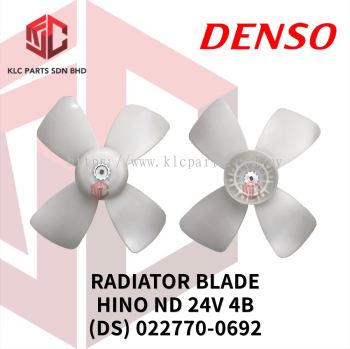 RADIATOR BLADE HINO ND 24V 4B (DS) 022770-0692