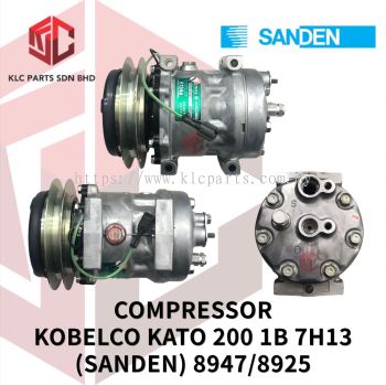 COMPRESSOR KOBELCO KATO 200 1B 7H13 24V 4LEG (SANDEN ) 8947/8925