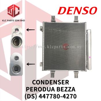 CONDENSER PERODUA BEZZA (D63D) W/DRIER (DS) 447780-4270