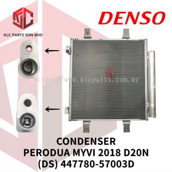 CONDENSER PERODUA MYVI 2018 D20N W/DRIER (DS) 447780-57003D