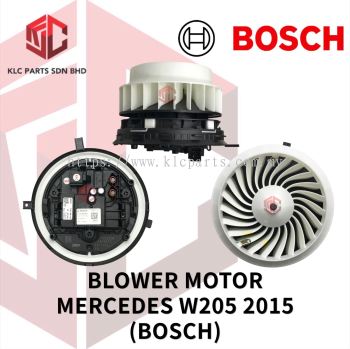 BLOWER MOTOR MERCEDES W205 2015 W/REGULATOR &  WHEEL (BOSCH) F011500133