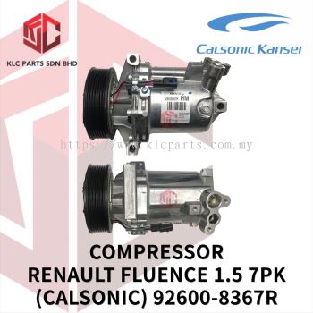 COMPRESSOR RENAULT FLUENCE 1.5 7PK 3LEG (CALSONIC) 92600-8367R