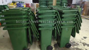 Green Garbage Bin 120L or 240L For Rental