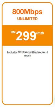 Unifi 800Mbps | RM299/Bulan