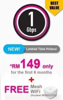 TIime Fibre 1Gbps | RM149/mth