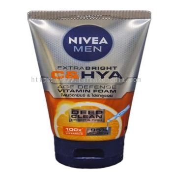 Nivea Men Extra Bright C&HYA Vitamin Foam - 100g
