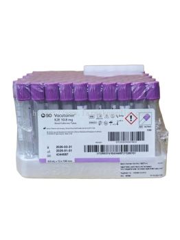BD Vacutainer (PET Plastic) Blood Collecting Tube 13mm x 10mm 6ml [Ref: 367863]