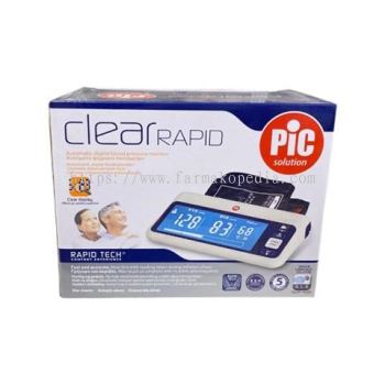 PIC CLEAR Rapid Blood Pressure Monitor - 1 Unit (5 Years Warranty)