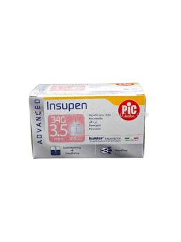 PIC Insupen Pen Needle 3.5MM 34G (Ref: 02002264000050) - 100's