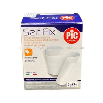 PIC Self Fix Cohesive Elastic Bandage 6cmx4m - 1's