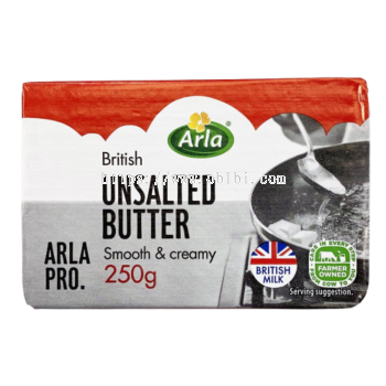 ARLA PRO CREAMY UNSALTED BUTTER 250G