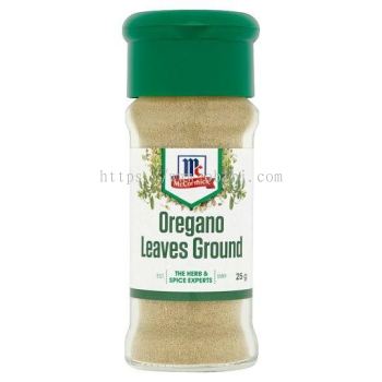 MCCORMICK OREGANO LEAVES GROUND 25GM