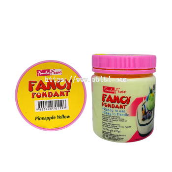 FONDANT FANCY PINEAPPLE YELLOW 285GM/ 1 CTN