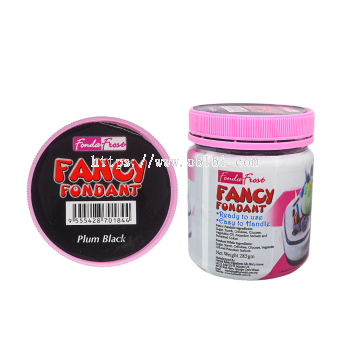 FONDANT FANCY PLUM BLACK 285GM / 1 CTN