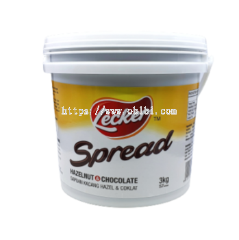 LECKER HAZELNUT SPREAD 200G/ 1KG/ 3KG/ 1CTN