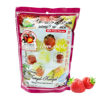 STRAWBERRY 300GM-KONNYAKU JELLY POWDER