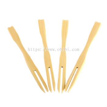 50 PCS BAMBOO FORK STICK