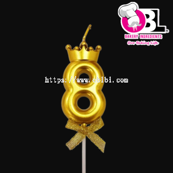 108871 CANDLE GOLD-NO8