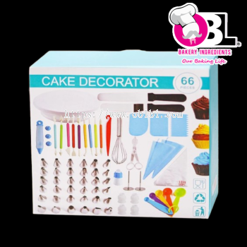 113974 66IN1 CAKE DECORATOR SET WITH TOOL