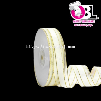 115542 RIBBON LIGHT YELLOW 2.5CM